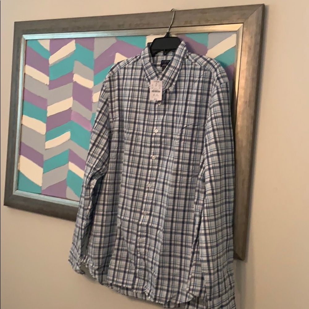 XXL J Crew flex washed button down NWT